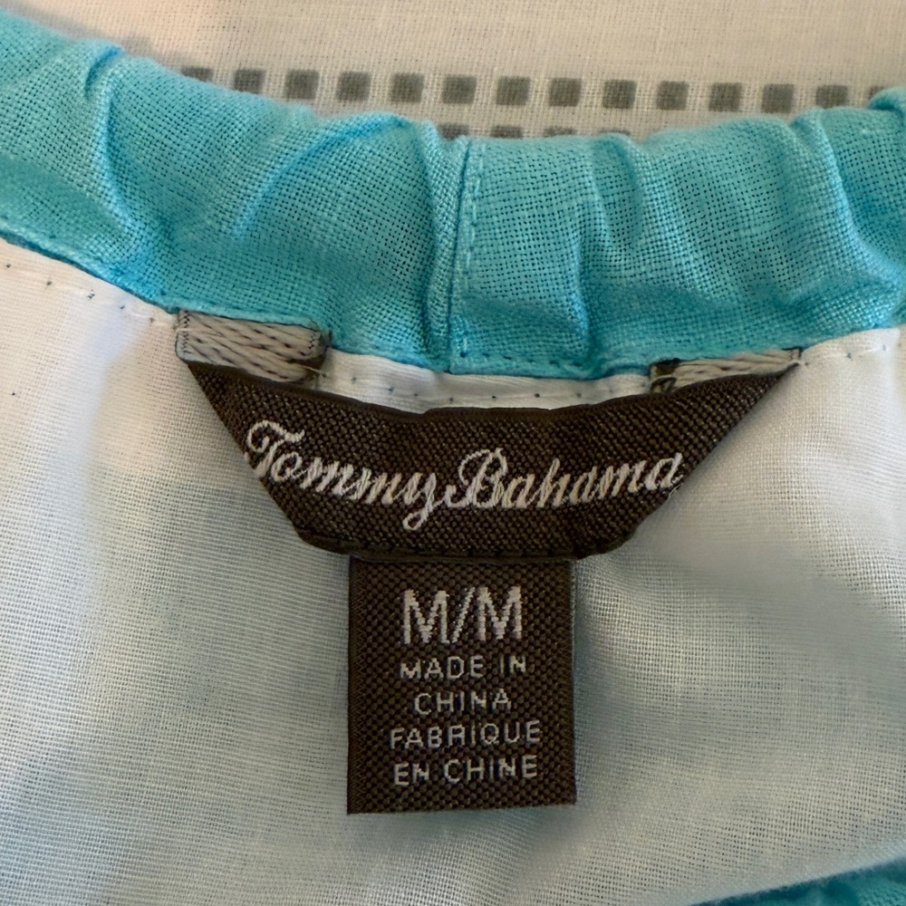 Tommy Bahama Linen Sundress - Bright Blue, Lined, Large - Picture 5 of 8